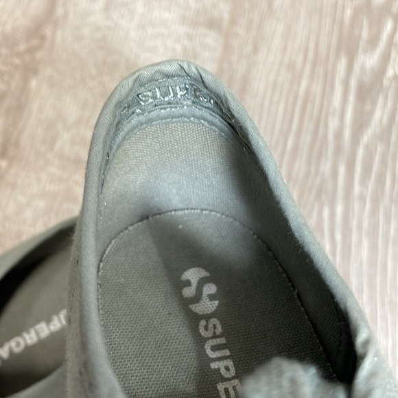 Superga Platform Sneakers 2790 Gray Canvas (EU37) 6.5 - Picture 14 of 15